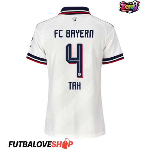 Dres Bayern Munich Jonathan Tah #4 Preč pre Ženy 2026-27 Krátky Rukáv